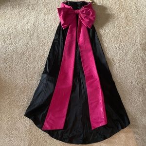 Empire Bow Evening Gown